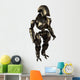 Steel Cyborg Warrior Wall Decal