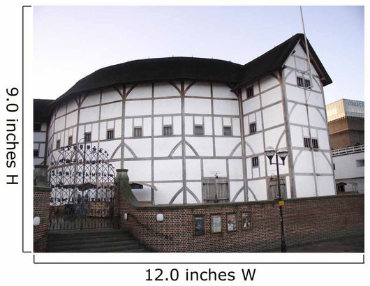 Shakespear's Globe Theatre Wall Mural