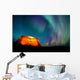 Tent and Northern Lights Wall Mural