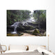 Blue Mountains Waterfall in Mist Wall Mural