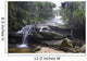 Blue Mountains Waterfall in Mist Wall Mural