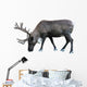 Photo-real Christmas Caribou Wall Decal