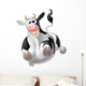 Crazy Cow Wall Decal