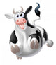 Crazy Cow Wall Decal