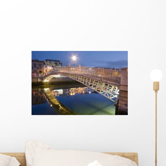 Half Penny Bridge Dublin Wall Decal Design 2