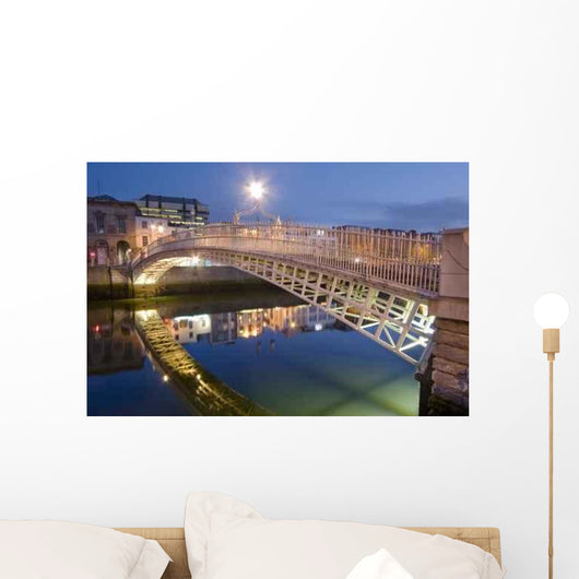 Half Penny Bridge Dublin Wall Decal Design 2
