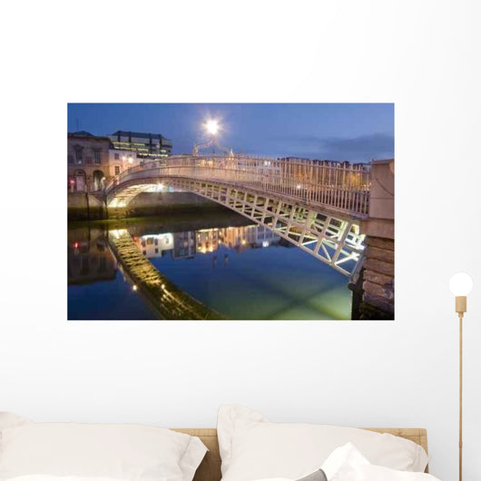 Half Penny Bridge Dublin Wall Decal Design 2