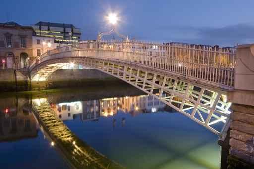 Half Penny Bridge Dublin Wall Decal Design 2