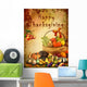 Happy Thanksgiving Wall Mural