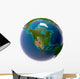 Realistic Planet Earth With Natural Water Wall Decal