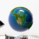 Realistic Planet Earth With Natural Water Wall Decal
