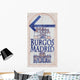 ceramic street sign in Spain Wall Mural