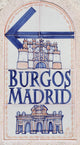 ceramic street sign in Spain Wall Mural