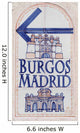 ceramic street sign in Spain Wall Mural
