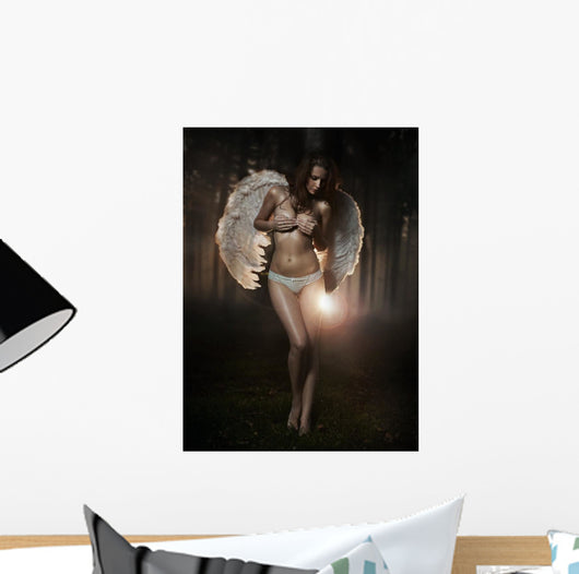 Fine art photo of a woman-angel Wall Mural