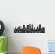 Urban Buildings in the City Wall Decal