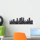 Urban Buildings in the City Wall Decal