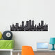 Urban Buildings in the City Wall Decal