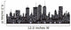 Urban Buildings in the City Wall Decal