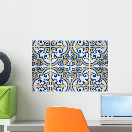 Ornamental old tiles Wall Mural