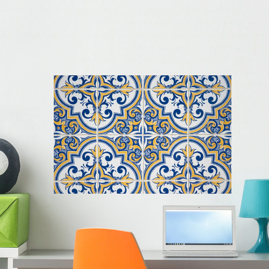 Ornamental old tiles Wall Mural