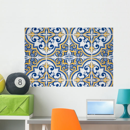 Ornamental old tiles Wall Mural