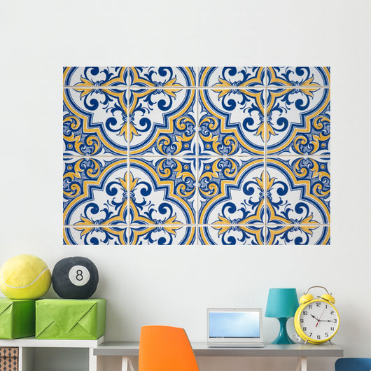Ornamental old tiles Wall Mural