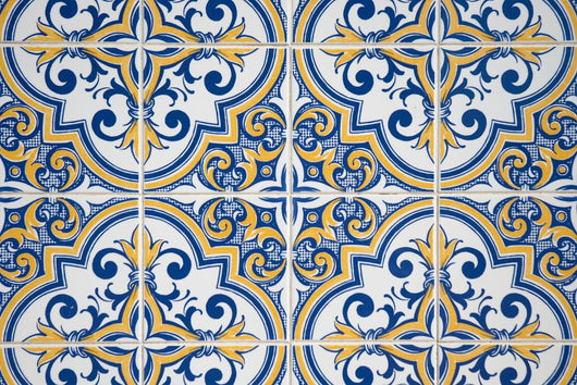 Ornamental old tiles Wall Mural