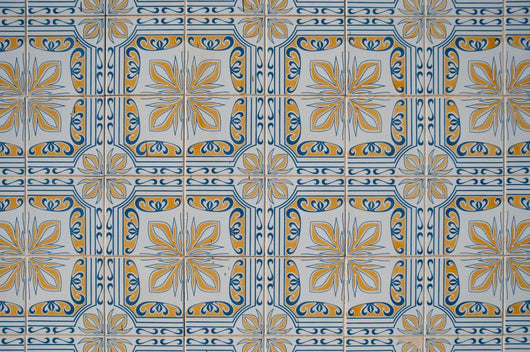 Ornamental Old Tiles Wall Mural