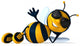 Cool Bee Wall Decal