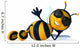 Cool Bee Wall Decal