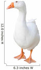 White Farm Duck Wall Decal