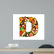 Healthy Letter D Wall Decal