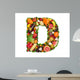 Healthy Letter D Wall Decal