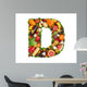 Healthy Letter D Wall Decal