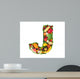 Healthy Letter J Wall Decal