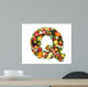 Healthy Letter Q Wall Decal