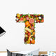 alphabet of health - "t" Wall Decal