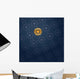 Blue Arabesque Wall Mural