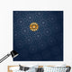 Blue Arabesque Wall Mural