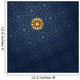 Blue Arabesque Wall Mural