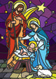Nativity Stained Glass