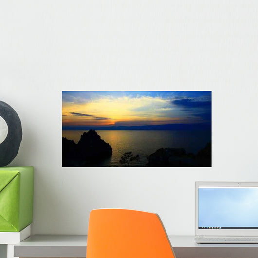 Sunset Lake Baikal Olkhon Wall Decal