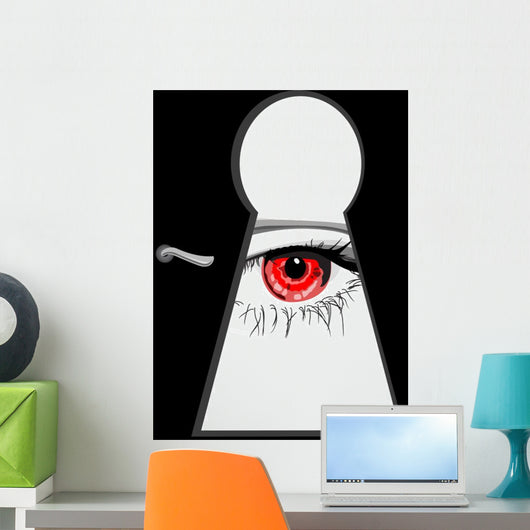 spy eye Wall Mural