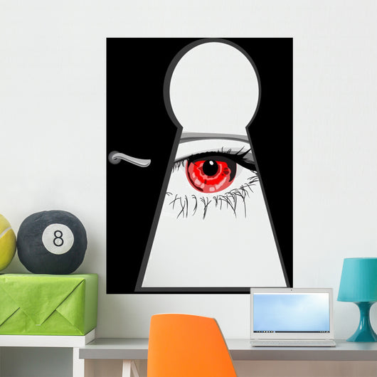 spy eye Wall Mural