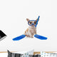 Puppy Dog With Swimming Snorkeling Gear Wall Decal