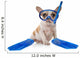 Puppy Dog With Swimming Snorkeling Gear Wall Decal