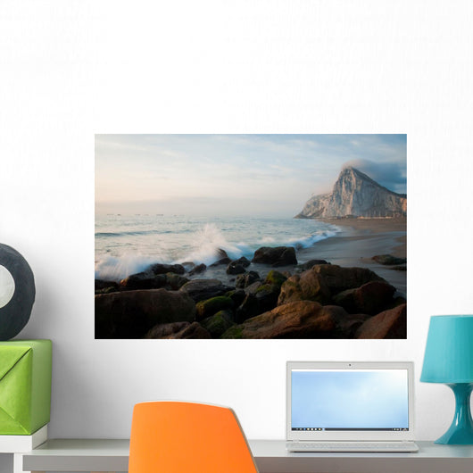 Crashing Waves of Gibraltar Wall Mural