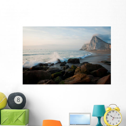 Crashing Waves of Gibraltar Wall Mural