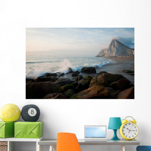 Crashing Waves of Gibraltar Wall Mural
